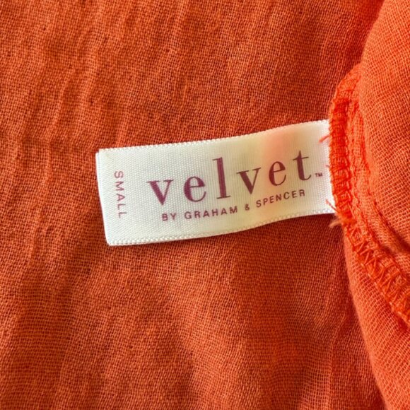 🔥 NWT Velvet by Graham & Spencer Bianca 06 Sleeveless Top - Paprika Small 🔥 - Picture 8 of 14
